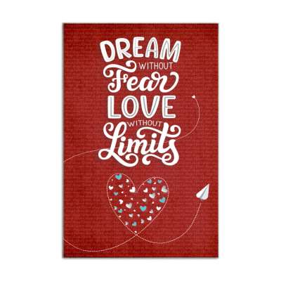 Dream Without Fear Live Without Limits (Flexcover Journal)