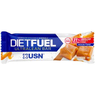 USN Diet Fuel Ultralean Bar Caramel Crunch 50g